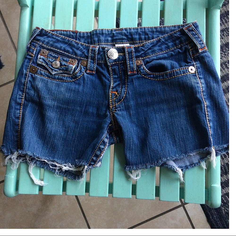True Religion denim shorts